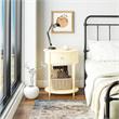 Ameriwood Home Aurora End Table in Pale Yellow