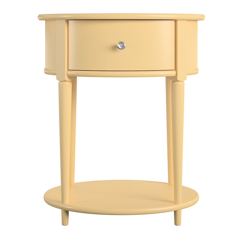 Ameriwood Home Aurora End Table in Pale Yellow