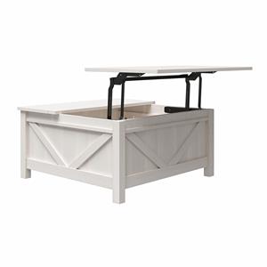 ameriwood home farmington lift-top coffee table in ivory pine