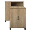 SystemBuild Evolution Lory Hobby and Craft Desk with Storage Cabinet in Natural