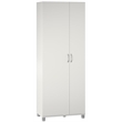 Systembuild Lory Tall Asymmetrical Storage Cabinet in White