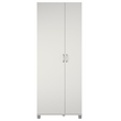 Systembuild Lory Tall Asymmetrical Storage Cabinet in White