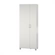 Systembuild Lory Tall Asymmetrical Storage Cabinet in White