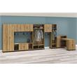 Systembuild Evolution Lory 2 Door Wall Cabinet with Hanging Rod in Natural