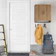 Systembuild Evolution Lory 2 Door Wall Cabinet with Hanging Rod in Natural