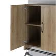 Systembuild Evolution Lory 2 Door Wall Cabinet with Hanging Rod in Natural