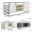 Ameriwood Home Camley Modern Media Console TV Stand for TVs up to 54