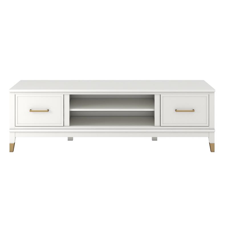 CosmoLiving by Cosmopolitan Westerleigh TV Stand for TVs up to 65 in White