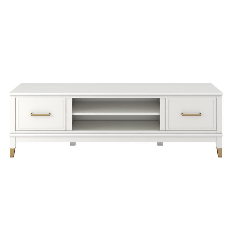 CosmoLiving by Cosmopolitan Westerleigh TV Stand for TVs up to 65 in White