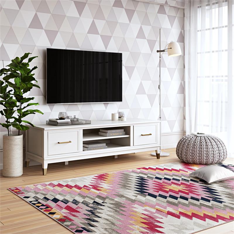 CosmoLiving by Cosmopolitan Westerleigh TV Stand for TVs up to 65 in White