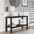 Ira Console Table in True Black Oak