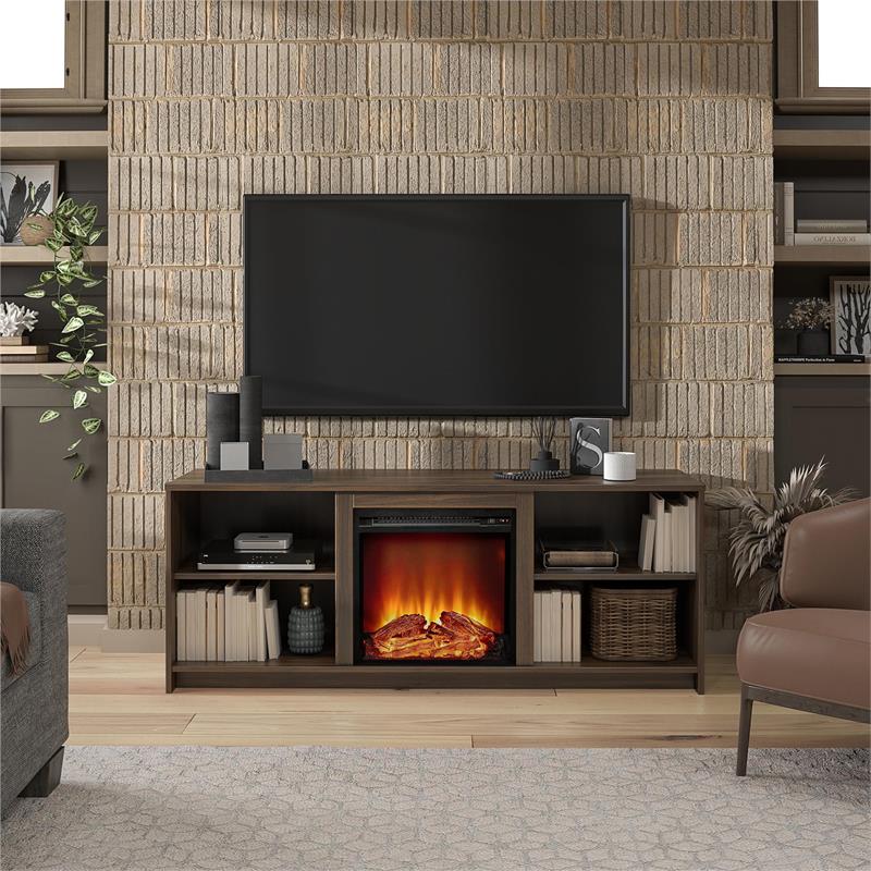 Ameriwood Home Cabrillo Fireplace TV Stand for TVs up to 65