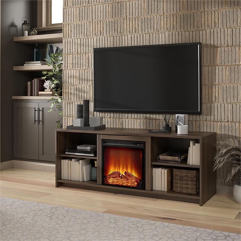 Ameriwood Home Cabrillo Fireplace TV Stand for TVs up to 65