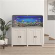 Flipper by Ollie & Hutch Farmington 55 Gallon Aquarium Stand in Ivory Oak