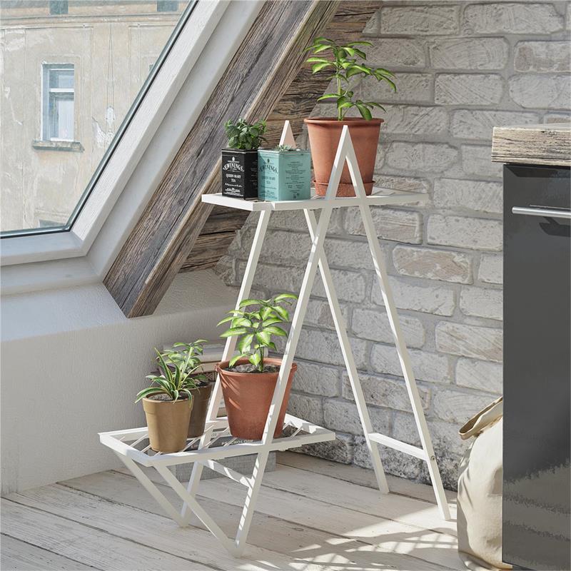 Ameriwood Home Wallflower Plant Stand in White
