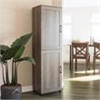 Systembuild Evolution Dwyer 2 Door Kitchen Pantry Cabinet in Gray Oak