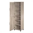 Systembuild Evolution Dwyer 2 Door Kitchen Pantry Cabinet in Gray Oak
