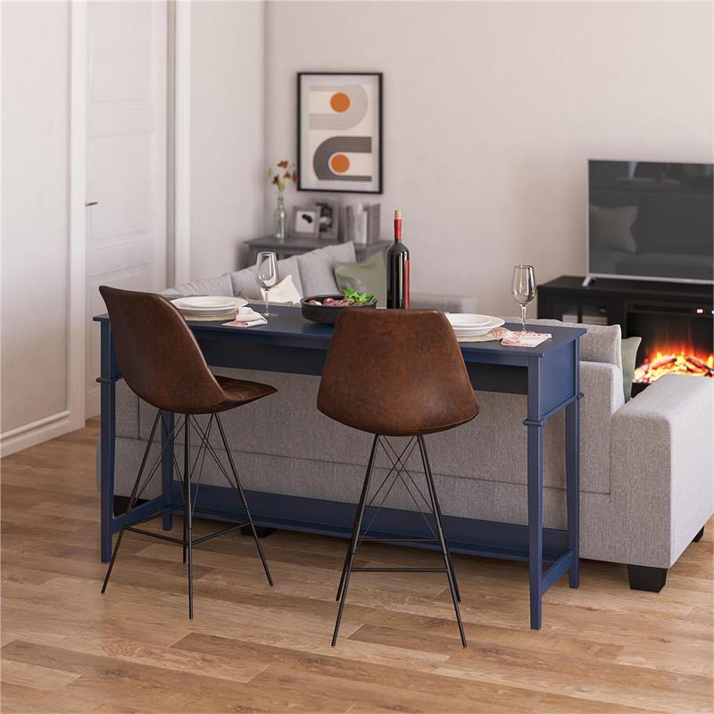 Ameriwood Home Franklin Sofa Table in Navy