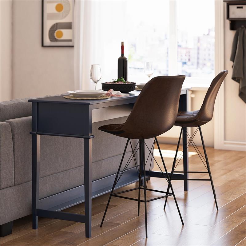 Ameriwood Home Franklin Sofa Table in Navy