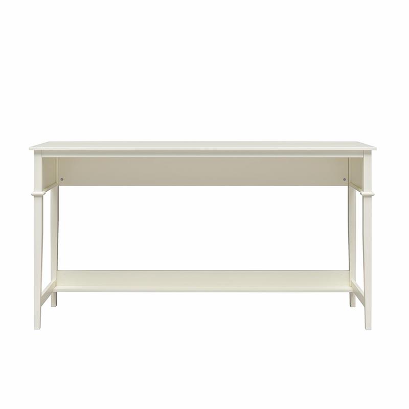 White franklin sofa console table with 3 discount stools