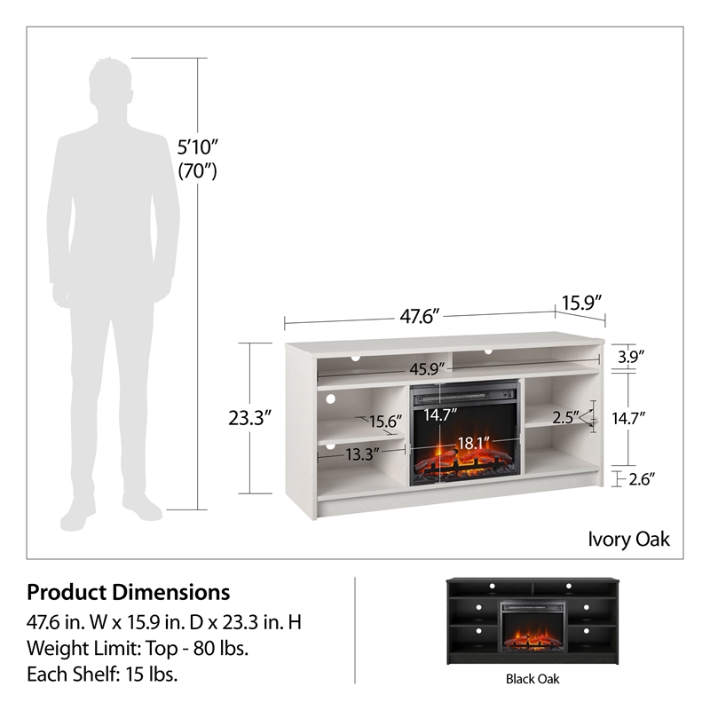 Ameriwood Home Hendrix 55
