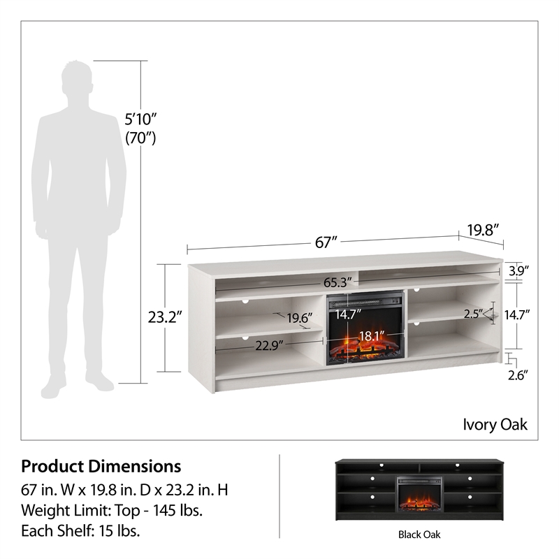 Ameriwood Home Hendrix 75