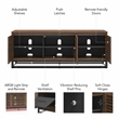Alphason Media Console with Steel Base for TVs up to 77