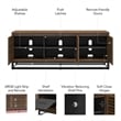 Alphason Media Console with Steel Base for TVs up to 77