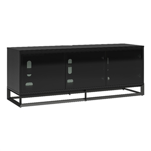 alphason media console with steel base for tvs up to 77