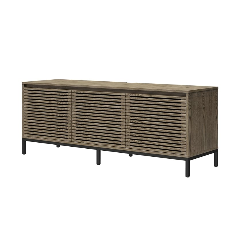Alphason Media Console with Steel Post Base for TVs up to 77
