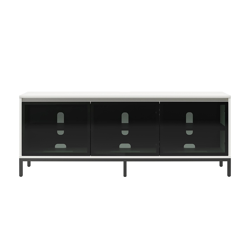 Alphason Media Console with Steel Post Base for TVs up to 77