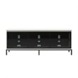Alphason Media Console with Steel Post Base for TVs up to 77