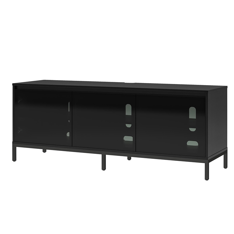 Alphason Media Console with Steel Post Base for TVs up to 77