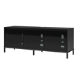 Alphason Media Console with Steel Post Base for TVs up to 77