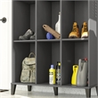 Systembuild Evolution Flex Athletic Shoe Storage Cabinet in Graphite