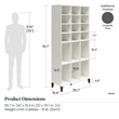 Systembuild Evolution Flex Athletic Shoe Storage Cabinet in Graphite