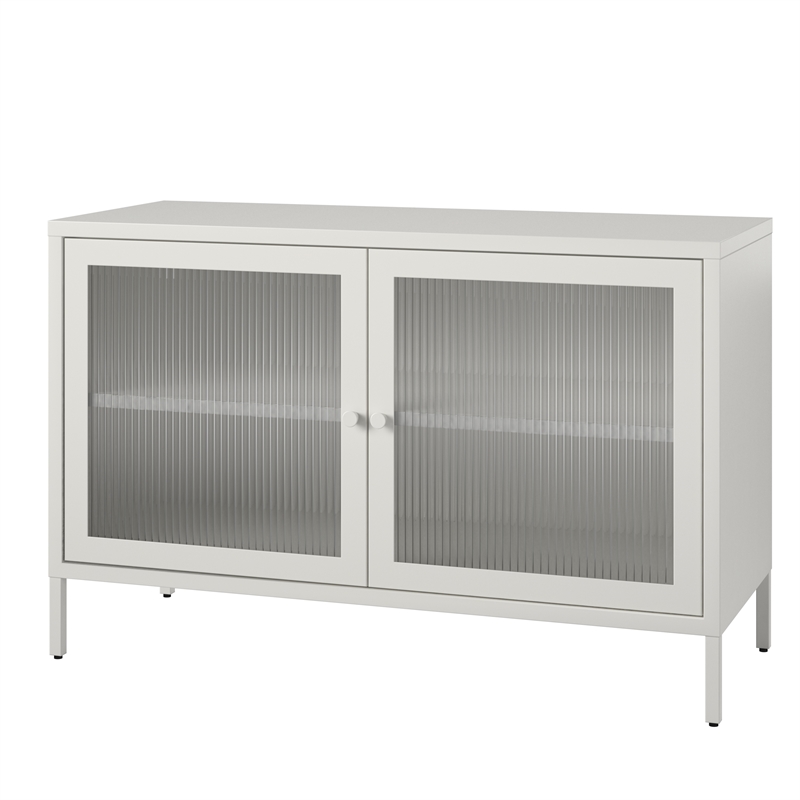 Systembuild Evolution Ashbury Heights 2 Door Storage Cabinet in White