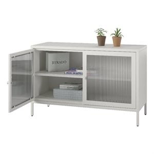 Systembuild Evolution Ashbury Heights 2 Door Storage Cabinet in White