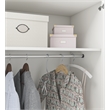 Systembuild Evolution Lory 3 Door Wardrobe with Clothing Rod in White