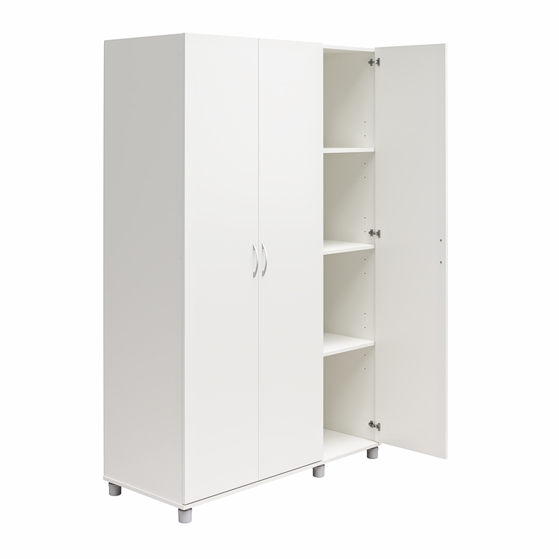 Systembuild Evolution Lory 3 Door Wardrobe with Clothing Rod in White