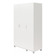Systembuild Evolution Lory 3 Door Wardrobe with Clothing Rod in White