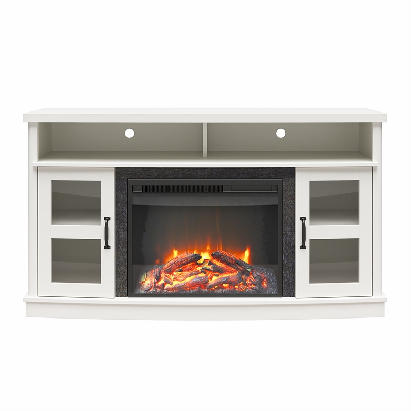 Ameriwood Home Barrow Creek Fireplace Console for TVs up to 60