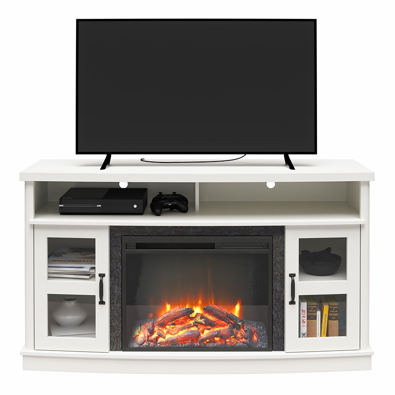Ameriwood Home Barrow Creek Fireplace Console for TVs up to 60