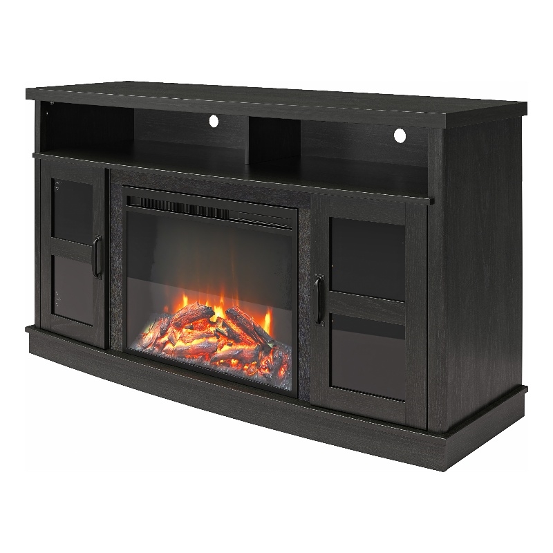 Ameriwood Home Barrow Creek Fireplace Console for TVs up to 60" in