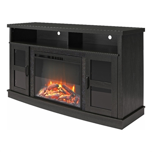 ameriwood home barrow creek fireplace console for tvs up to 60