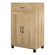 Systembuild Evolution Lory Framed 2 Door/1 Drawer Base Cabinet in Natural