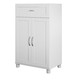 Systembuild Evolution Lory Framed 2 Door/1 Drawer Base Cabinet in Dove Gray