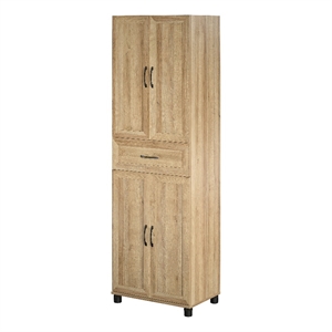 Systembuild Evolution Lory Framed Storage Cabinet with Drawer in Natural