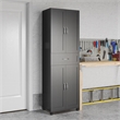Systembuild Evolution Lory Framed Storage Cabinet with Drawer in Black