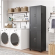 Systembuild Evolution Lory Framed Storage Cabinet with Drawer in Black